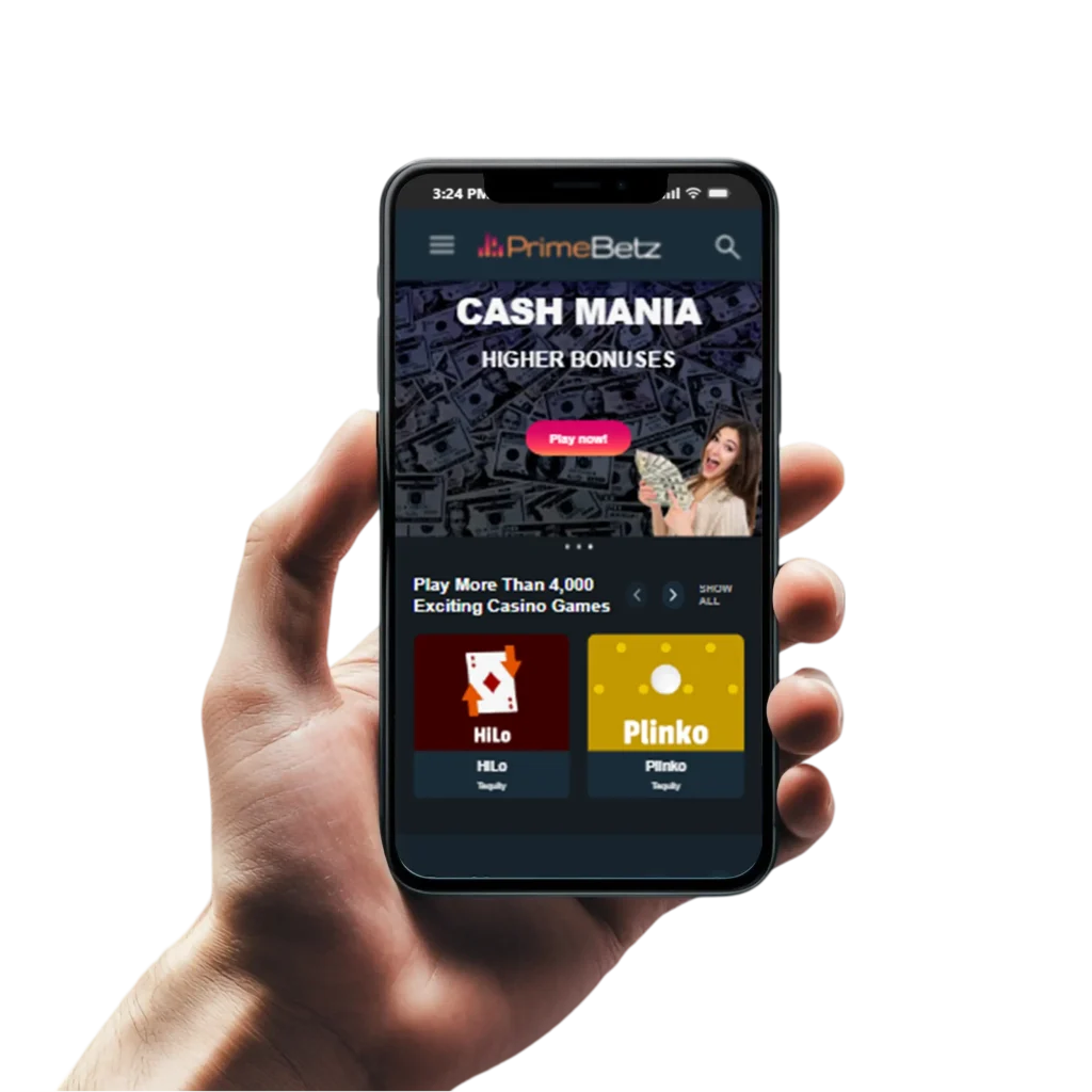 primebetz mobile image